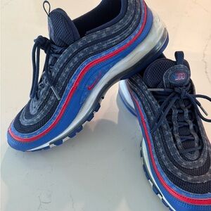Nike Air Max 97 Navy and Crimson Sneakers